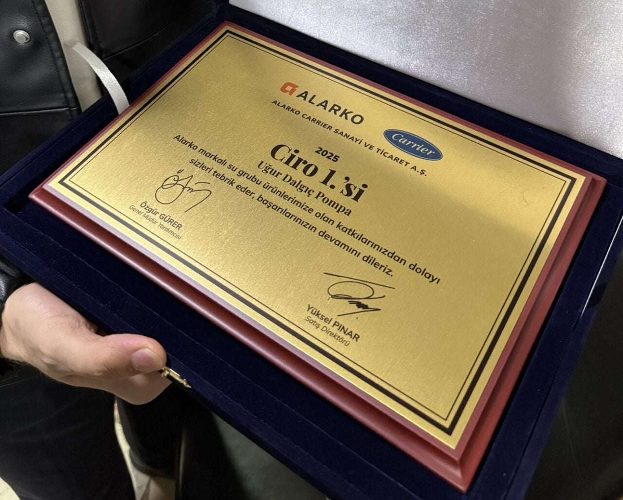 Uğur Dalgıç Pompa, Alarko 2025 Ciro 1.’si Oldu