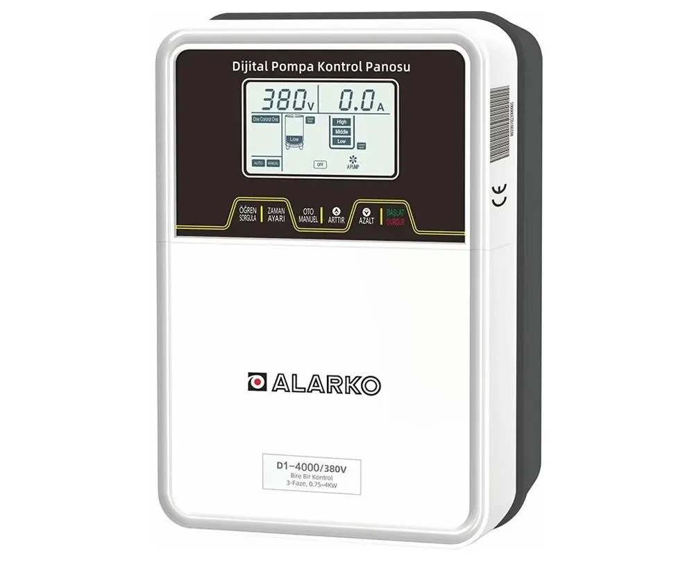Alarko 0.5HP-3HP Dalgıç Pompa Hidrofor Kontrol Panosu | 220 V | 20Y-2200