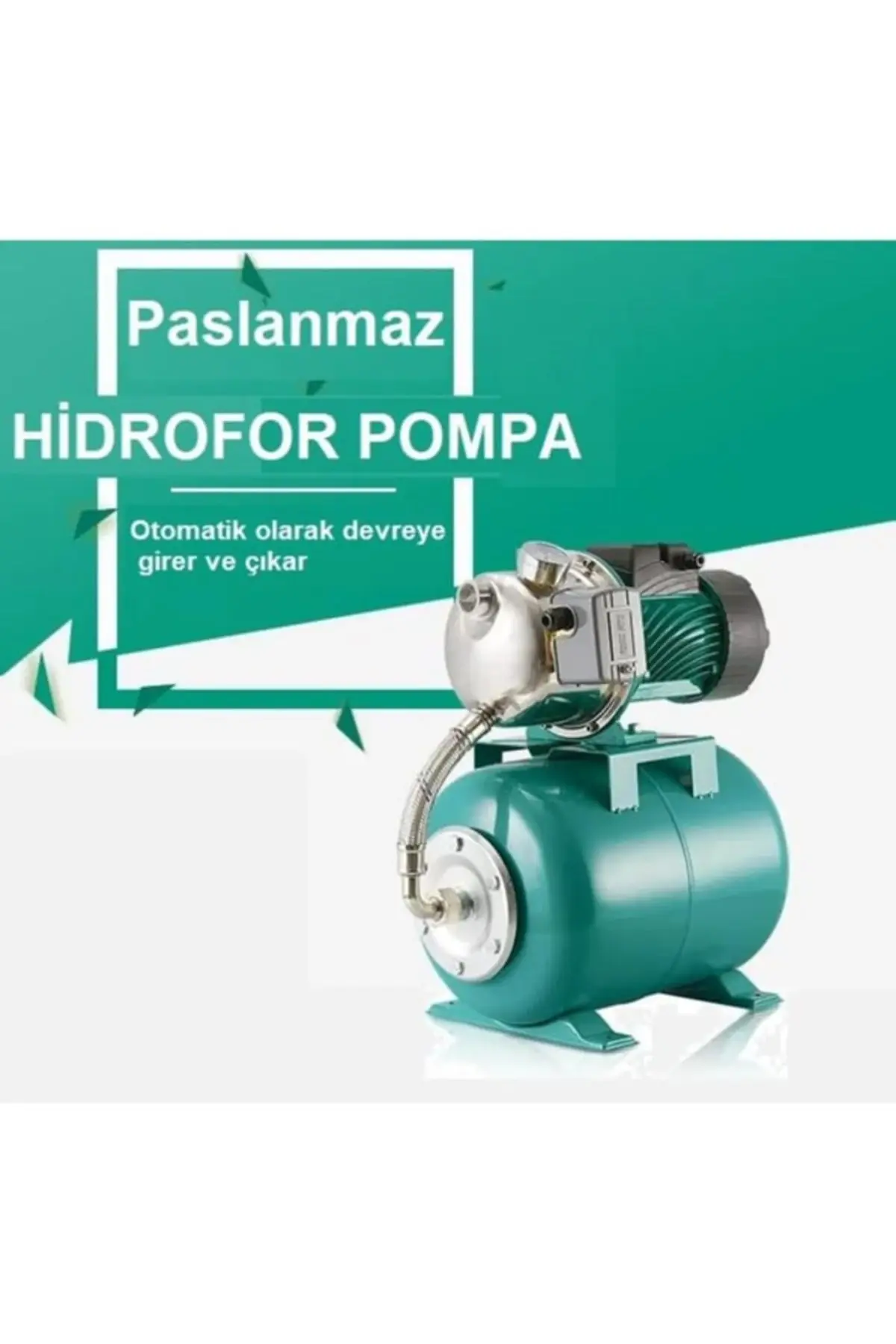 1.1 Hp Otomatik Paket Hidrofor Pompa  (4 Kat 8 Daire)