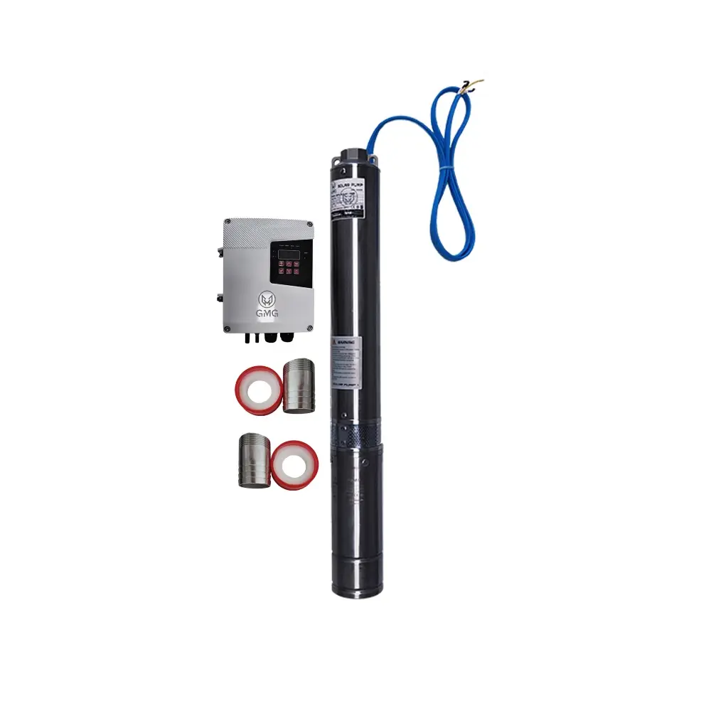 GMG DC Solar Dalgıç Su Pompası 110V 1600W | Sürücülü | DC Pompa | 140 mSS – 6 m³/h |