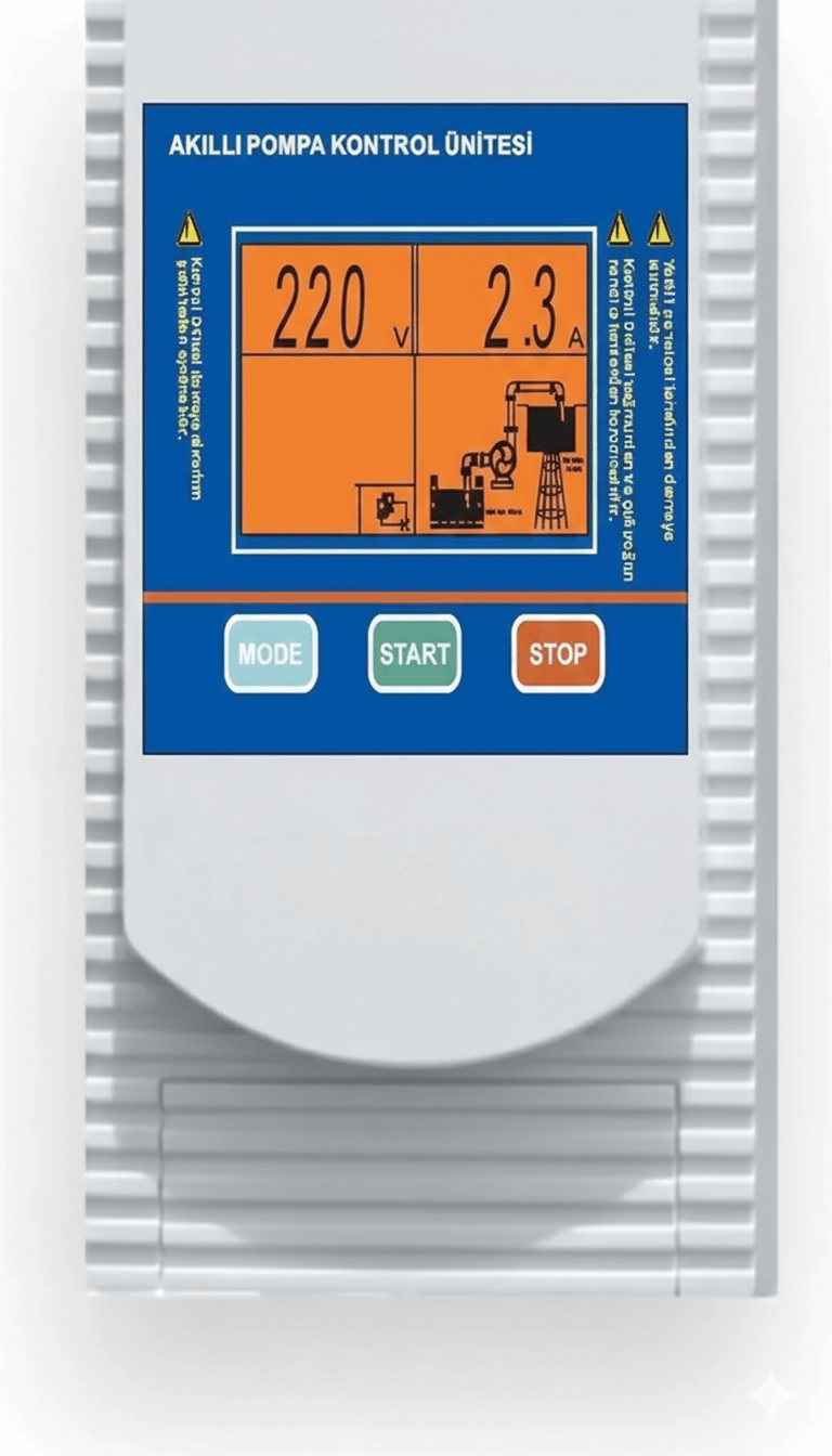 Su Bitince Duran 0,5-3 HP Monofaze | 220V | Dalgıç Pompa Koruma Ve Kontrol Panosu