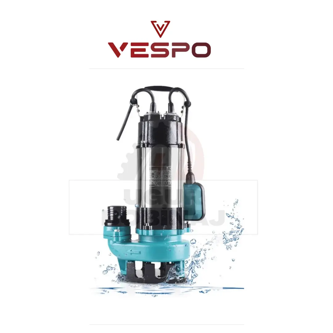 Vespo 1 Hp Drenaj Logar Atık Su Pompası Krom | 220V | V150F