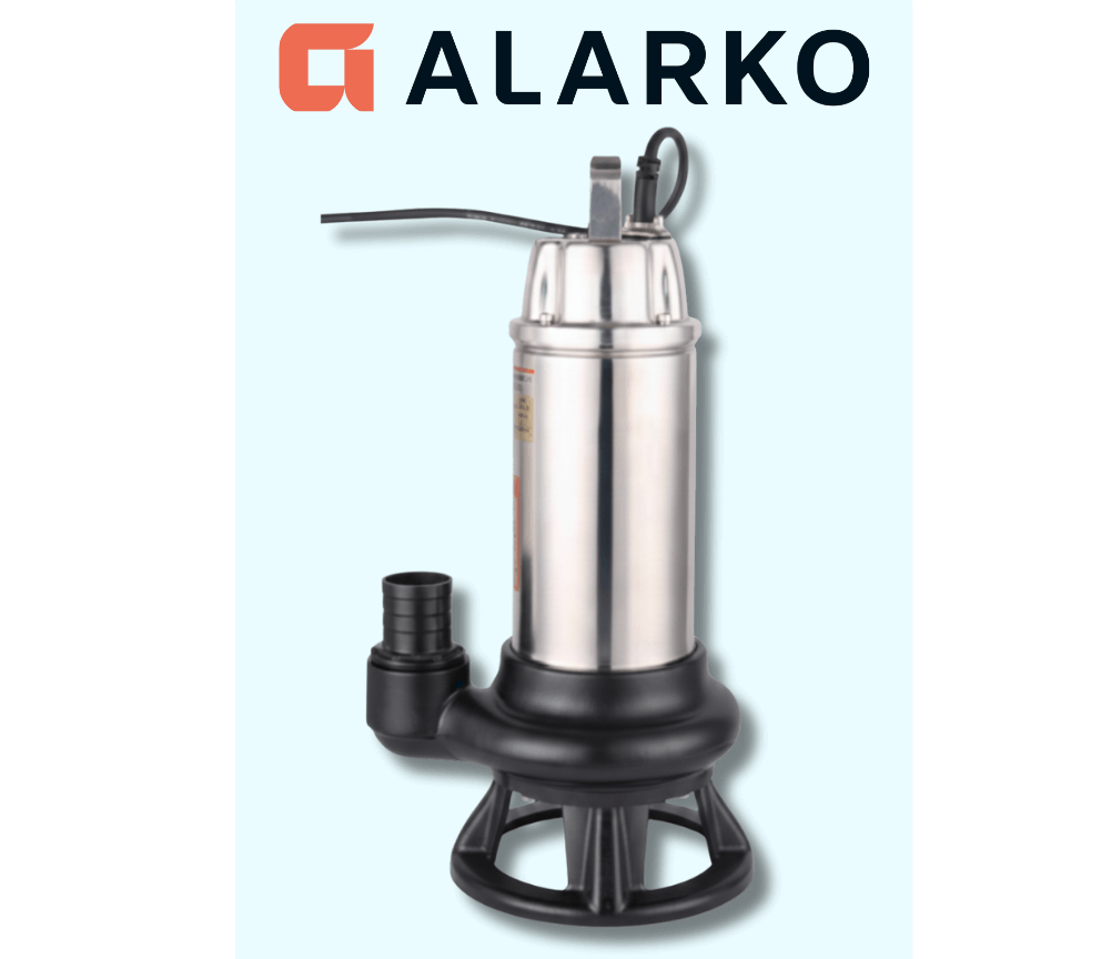 Alarko 1,5 Hp Bıçaklı Atık Su Pompası | 220V | WQCN (D) 13-10