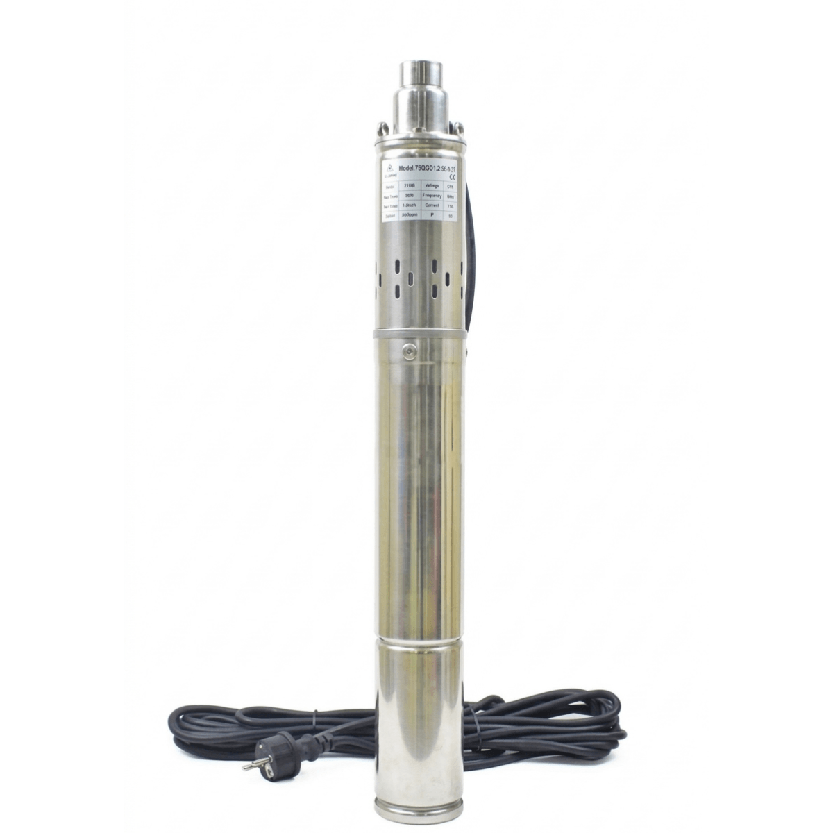 Vespo 3” 0.5 Hp 75mm Derin Kuyu Dalgıç Pompa | 10 Metre Kablolu | 220V