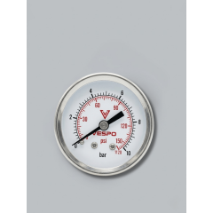 Vespo Arka Çıkışlı Manometre | Hidrofor Basınç Göstergesi | 0-6 / 0-10 / 0-16 Bar