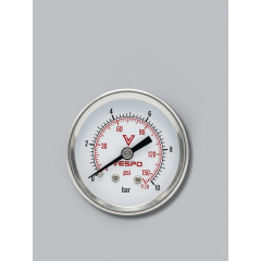 Vespo Arka Çıkışlı Manometre | Hidrofor Basınç Göstergesi | 0-6 / 0-10 / 0-16 Bar