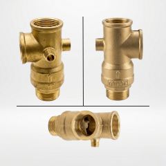 Mirox Beşyollu Çekvalf (Paslanmaz Rekorlu) | 1” Hidrofor Bağlantı Elemanı