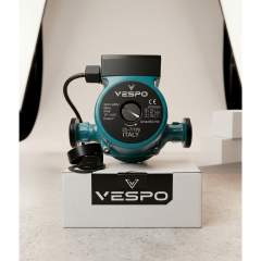Vespo 25-7/180 Sirkülasyon Pompası 220V | 3 Kademeli | Kombi ve Isıtma Sistemleri İçin