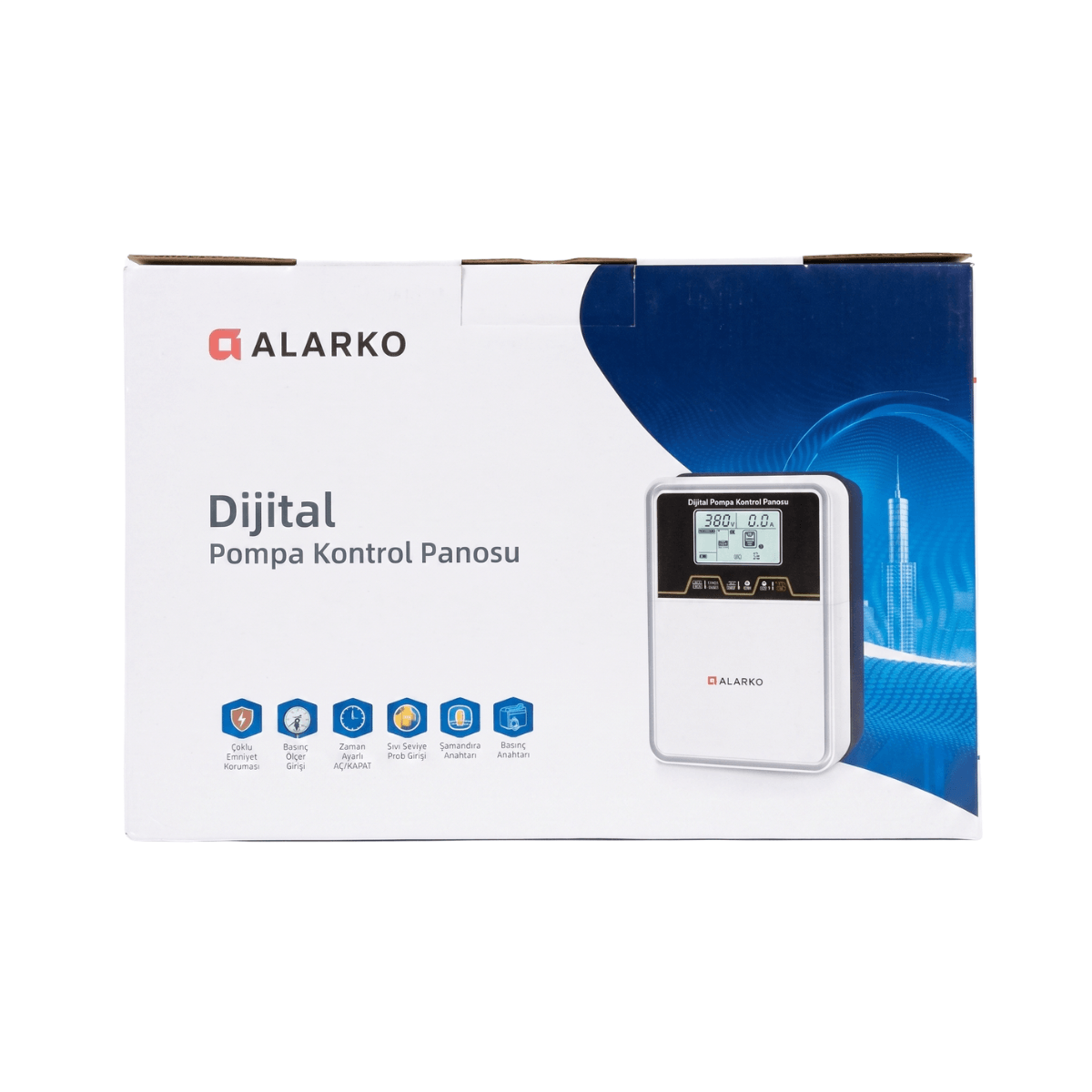 Alarko D1-7500 Dijital Pompa Kontrol Panosu 1.1 - 7.5 kW | Dalgıç Pompa ve Hidrofor Panosu | 380V